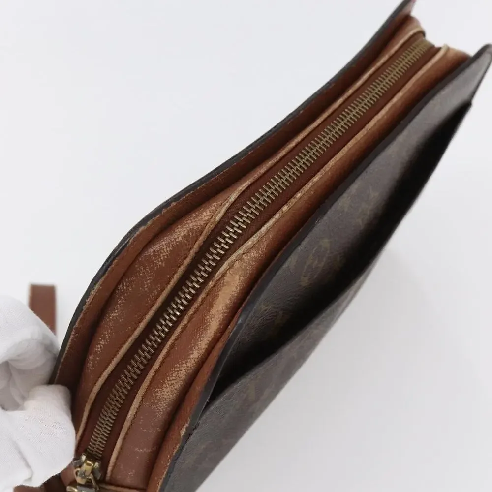 Louis Vuitton Monogram Orsay Clutch Bag Brown